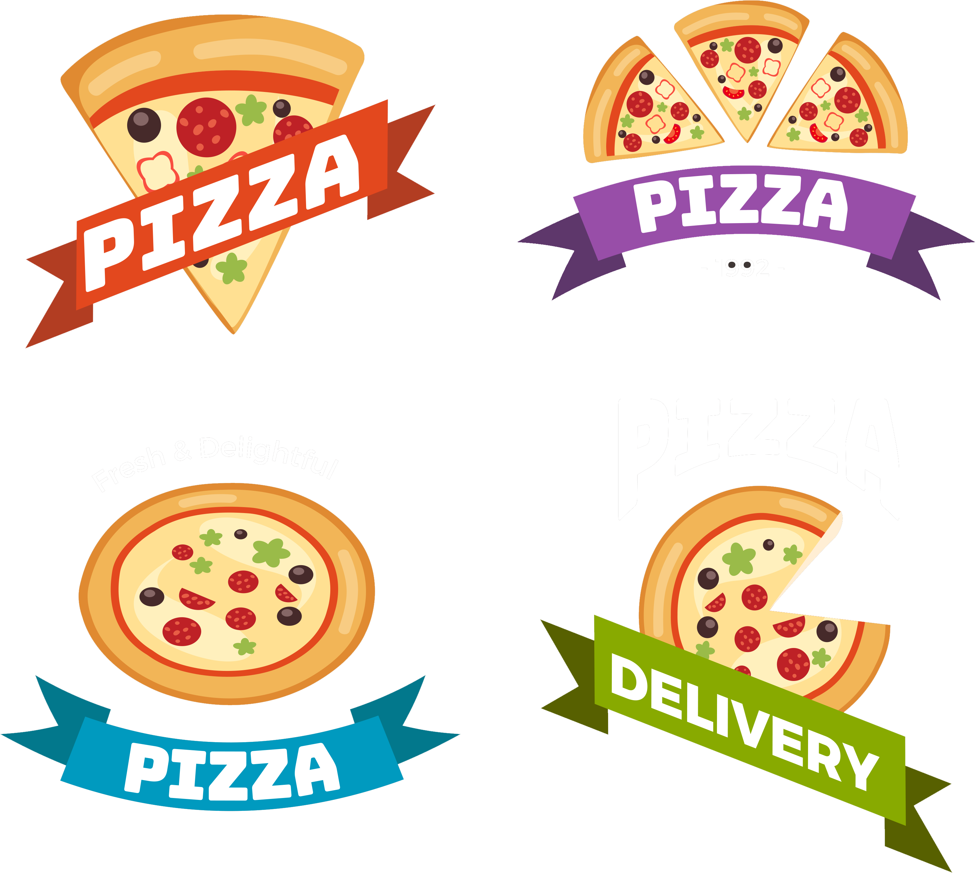 Pizza Logo Clip Art - Clip Art (3333x3333)