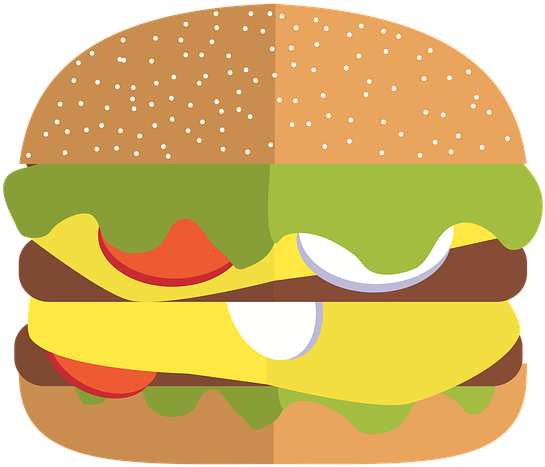 Fastfood, Hamburger, Food, Cheeseburger, Restaurant - Cheeseburger (960x650)