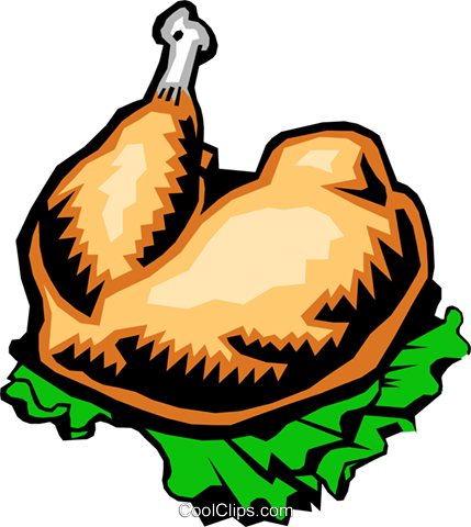 Turkey Leg Royalty Free Vector Clip Art Illustration - Turkey Leg Royalty Free Vector Clip Art Illustration (429x480)
