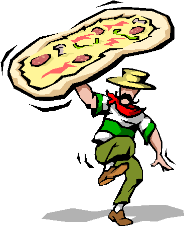 Pizza Toss Delivery Boy - Italian Restaurant (370x455)