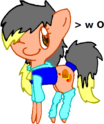 Chibi Pony Gif By Icecreampizzer - Chibi (364x399)