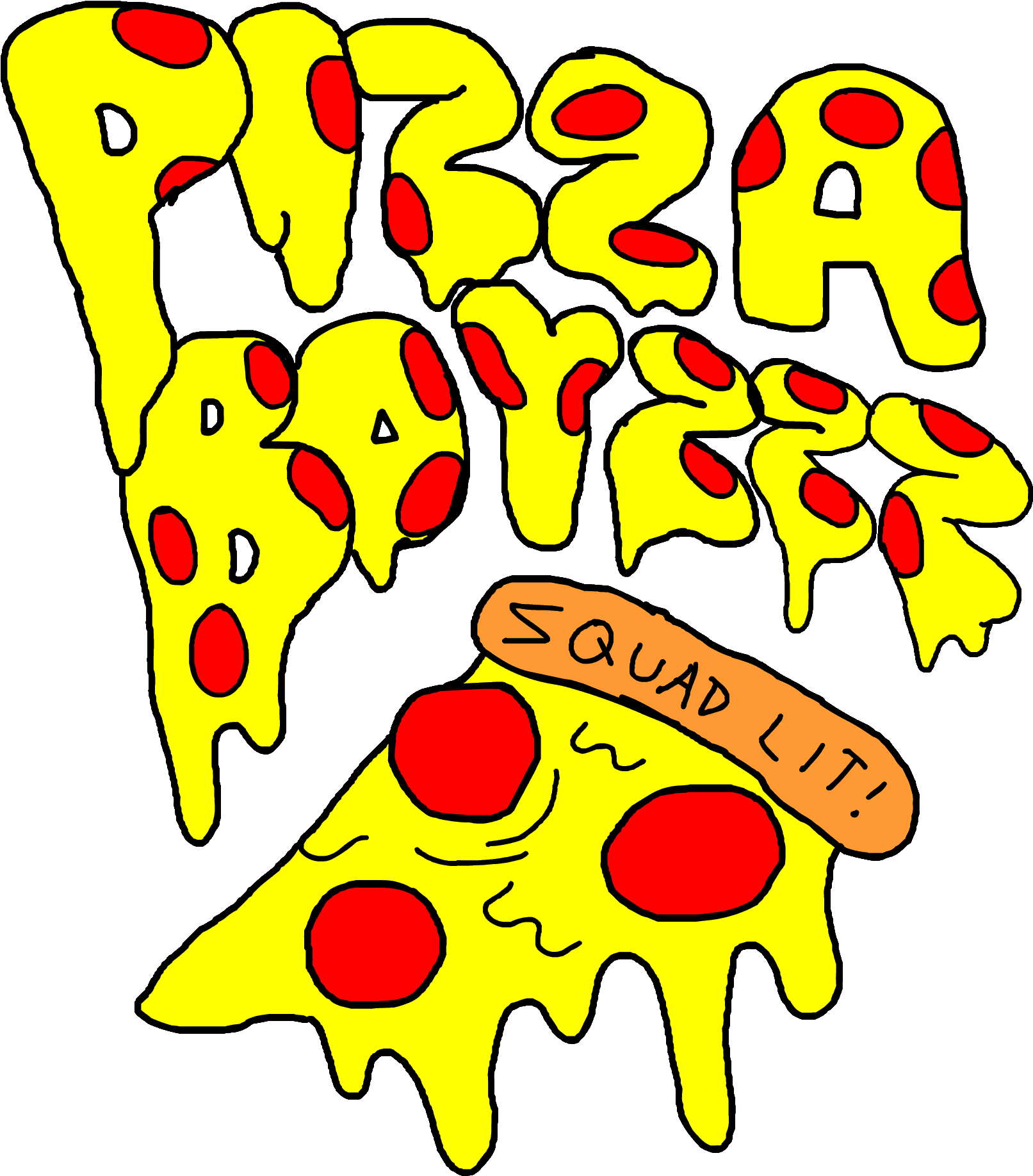 Pizza Pizzaboyzzz Sticker By Deladeso - Pizza Pizzaboyzzz Sticker By Deladeso (2000x2000)