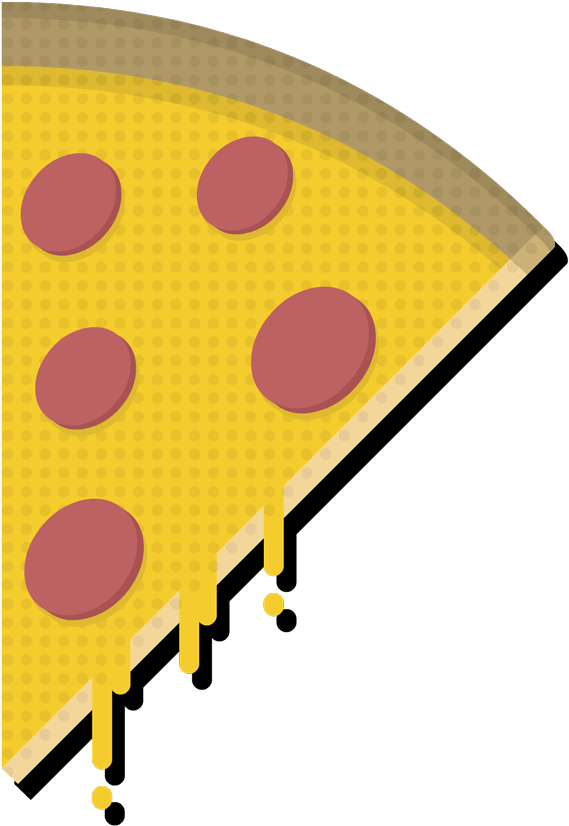 Pizza Pepperoni Pepperoni Pizza Food Cartoon Pop Transparent - Pepperoni (610x890)