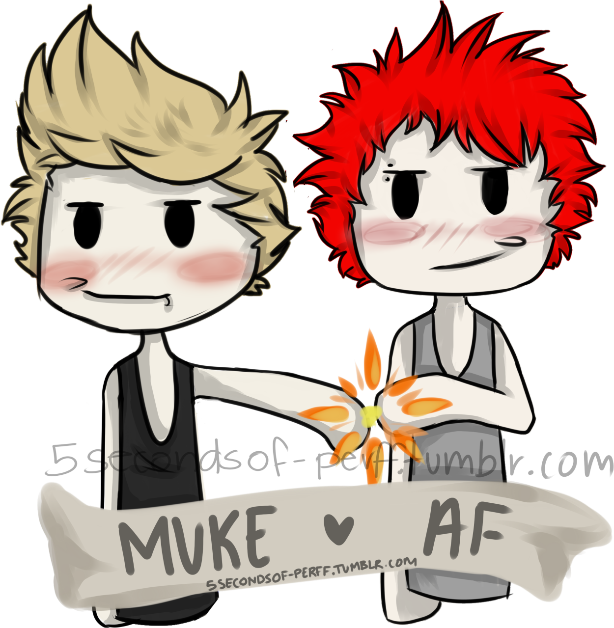 Just Because Muke Are My Fave And It Had To Be Done - Cartoon (1280x1299)