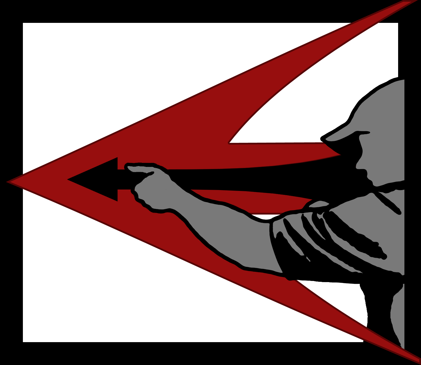 Shooting From Non-dominant Side - Illustration (1472x1277)