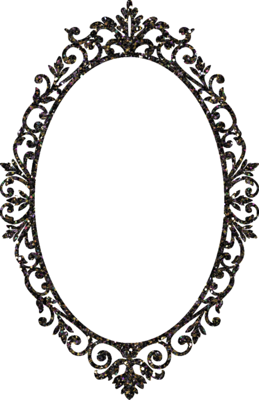 Vintage Ornaments - Vector Vintage Oval Frame (518x800)