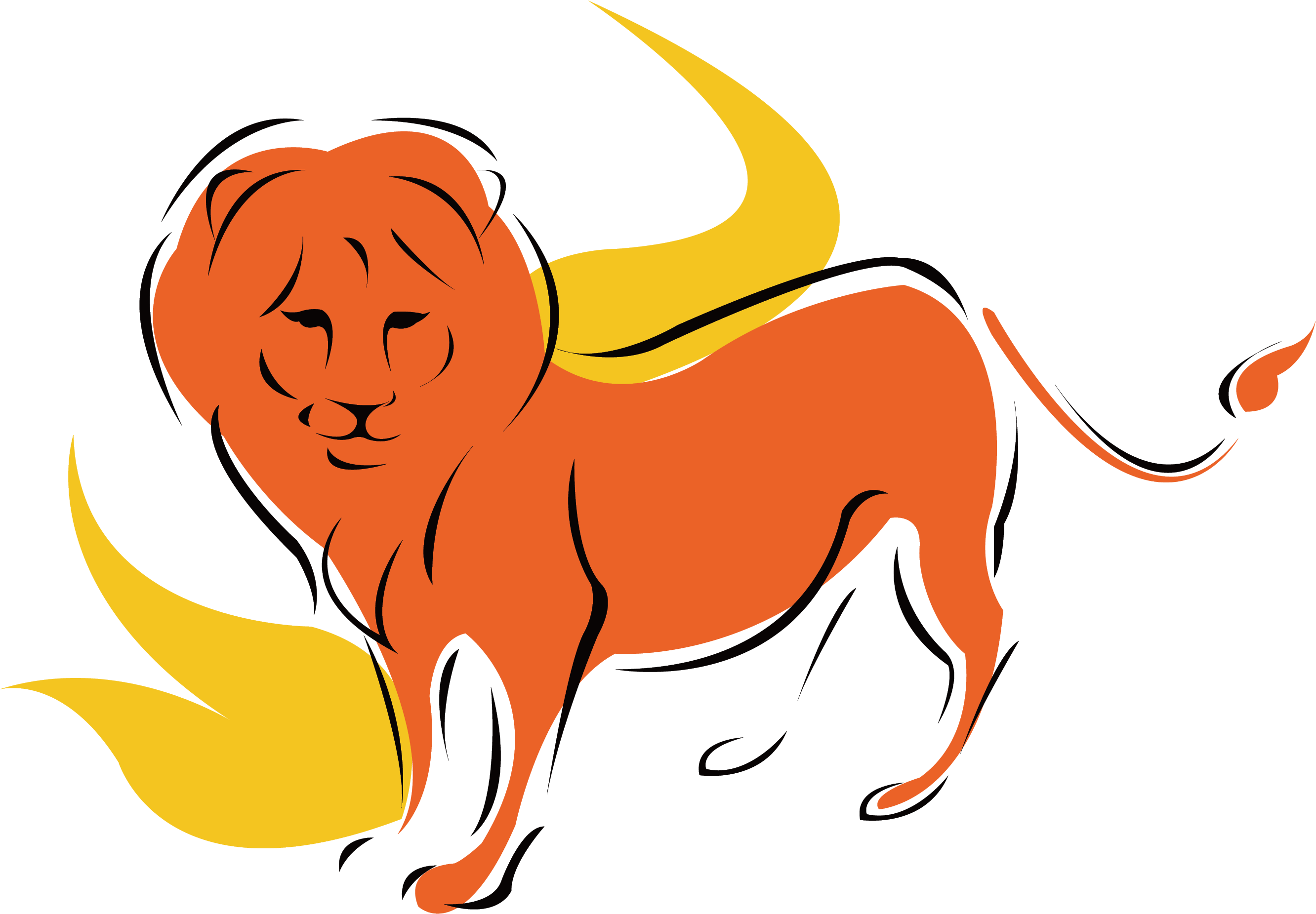 Leo Clip Art - Horoscope (2664x1851)