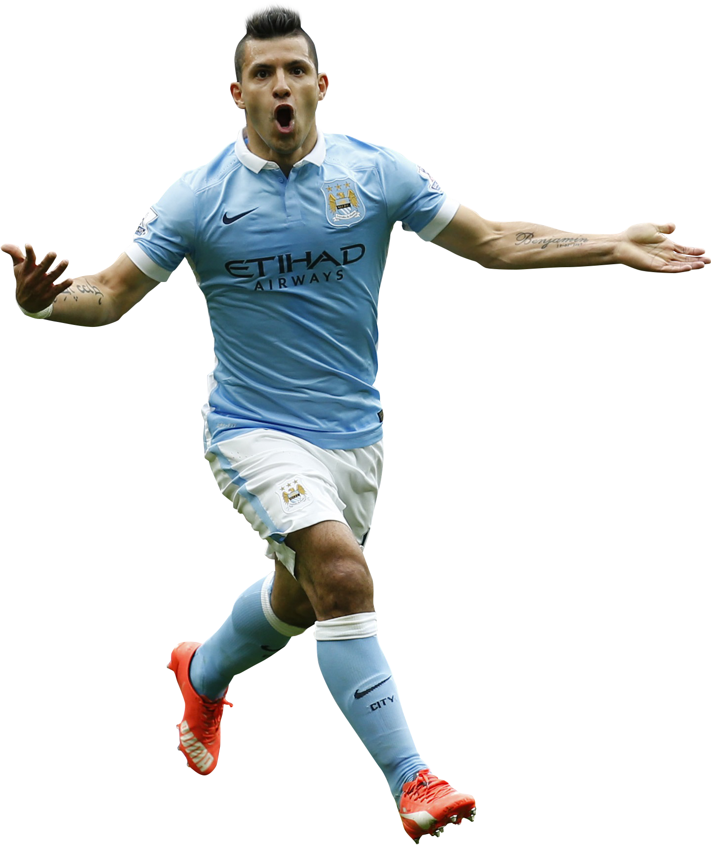 Sergio Aguero Render - Sergio Aguero 2016 Png (1500x1768)