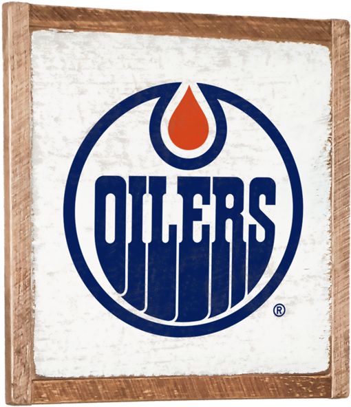 Edmonton Oilers Vintage Wall Art - Edmonton Oilers Oilers Logo (600x600)