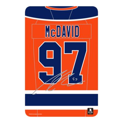 Edmonton Oilers Connor Mcdavid Jersey Graphic Wall - Connor Mcdavid 5x7 Player Decal (400x400)