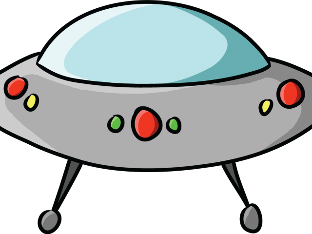 Flying Saucer Clipart - Clip Art Of Space Ship (640x480)