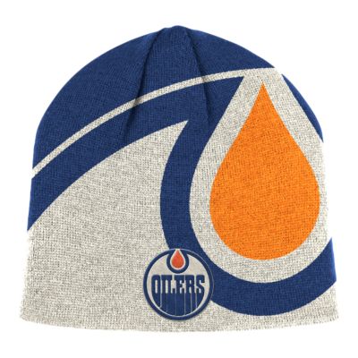 Edmonton Oilers Adidas Big Logo Beanie - Edmonton Oilers (400x400)