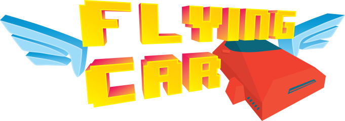 Flying Car Logo - Graphic Design (681x240)