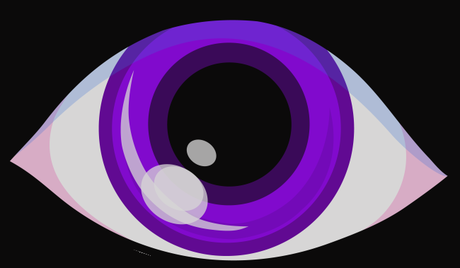Purple Eye Payback Violet Eye Clipart - Cartoon Blue Eyes (650x379)