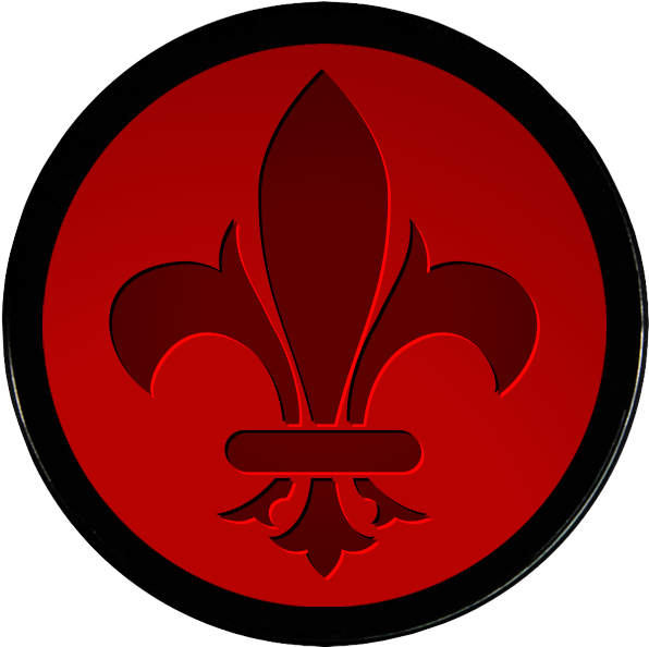 Fleur De Lis - Circle (600x600)