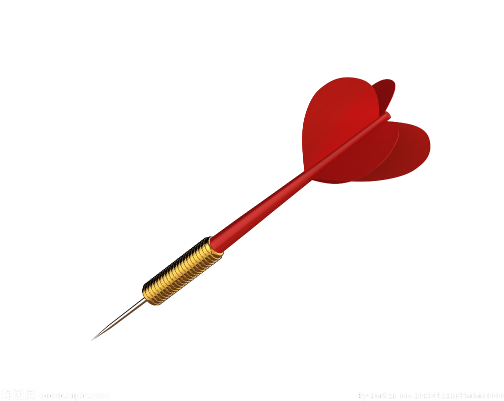 Darts Clip Art - Heart Darts Png (1024x819)