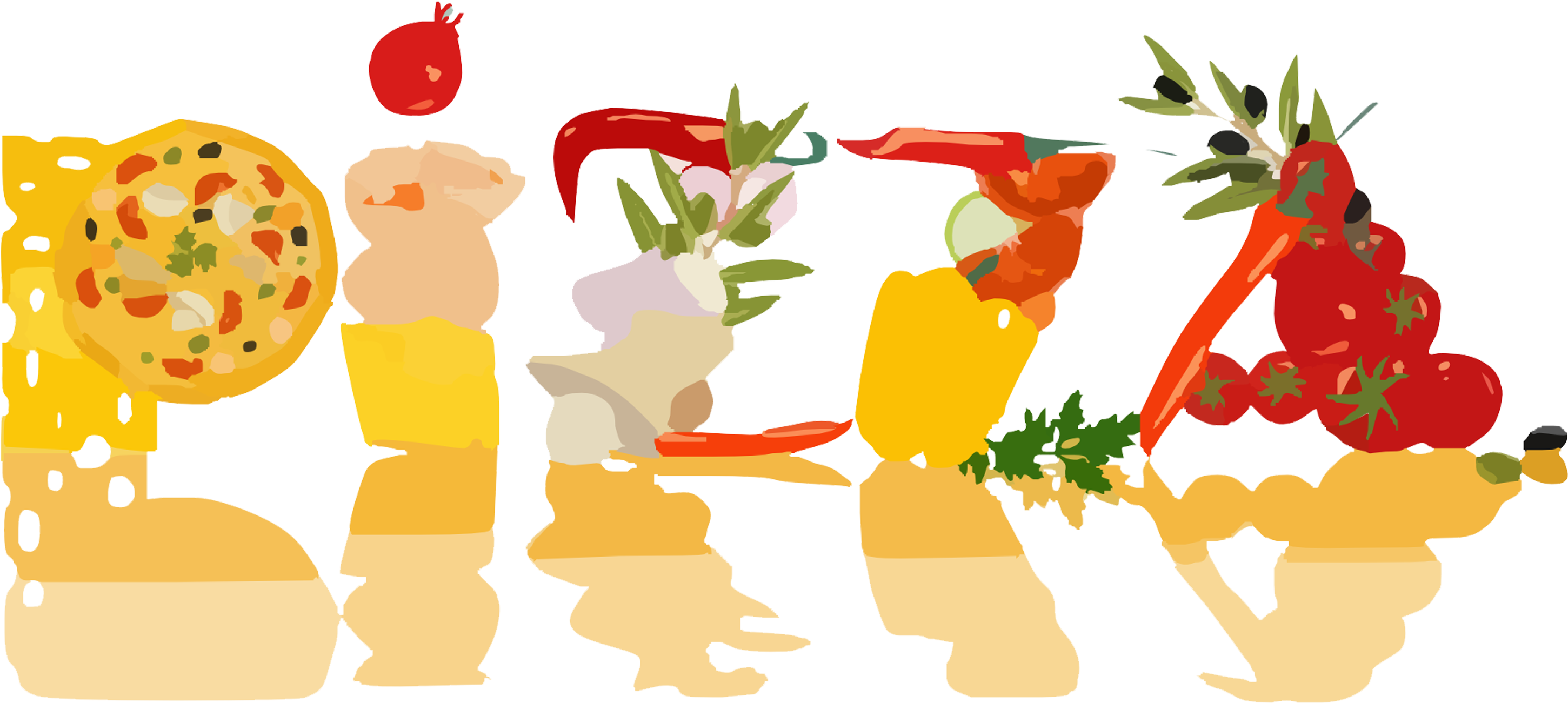 "mr Pizza" T-shirt - Ingredientes De Pizza Png (3000x3000)