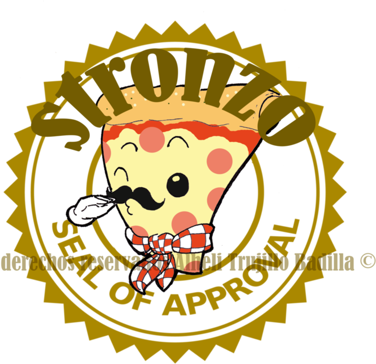Logotipo Pizzeria Stronzo By Neko-alieth - Logotipo Pizzeria Stronzo By Neko-alieth (885x903)