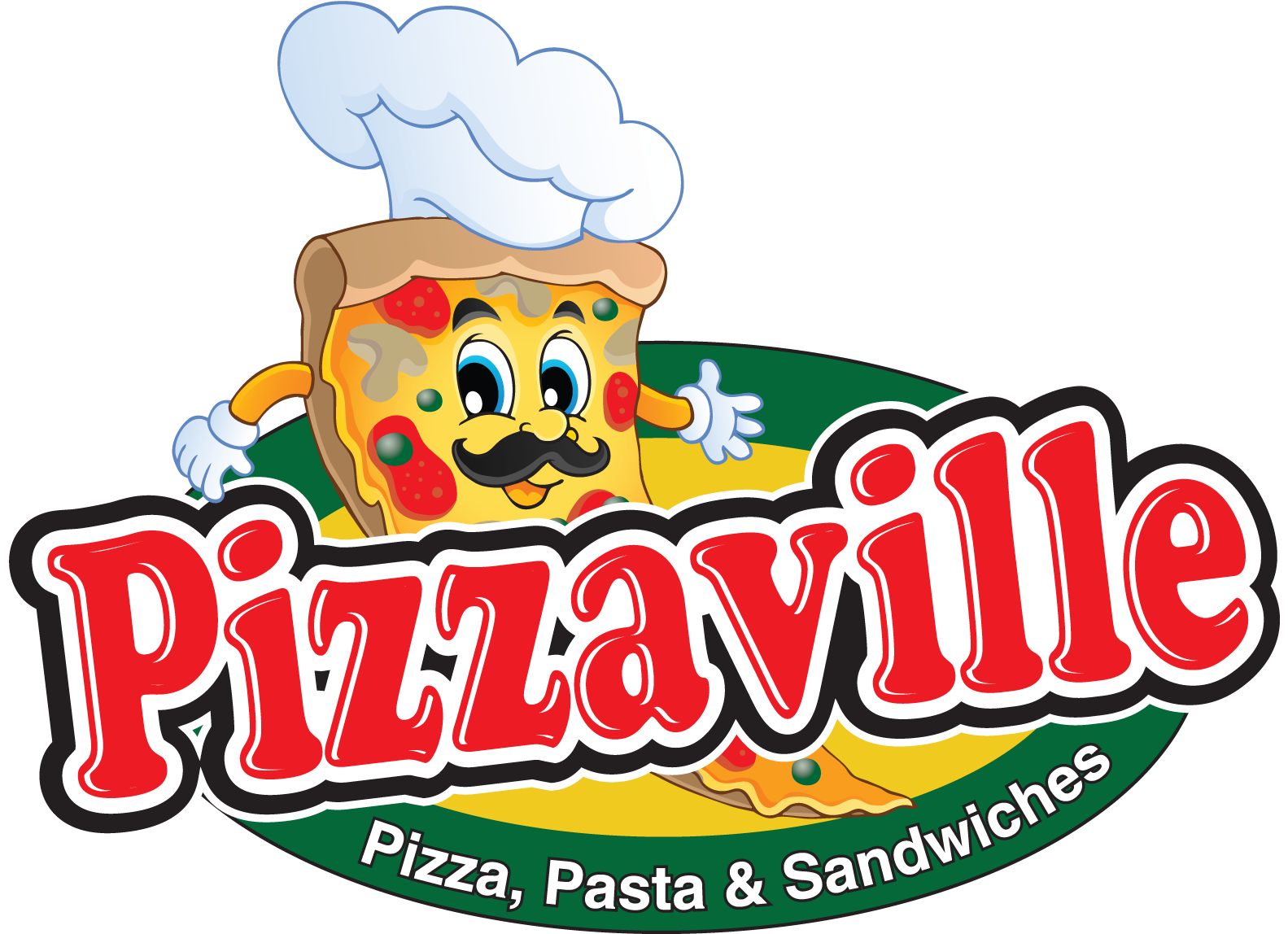 Logo - Pizza Ville Logo (1623x1172)