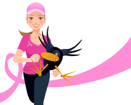 Crow Cancer Run Info - Pink Ribbon (451x360)