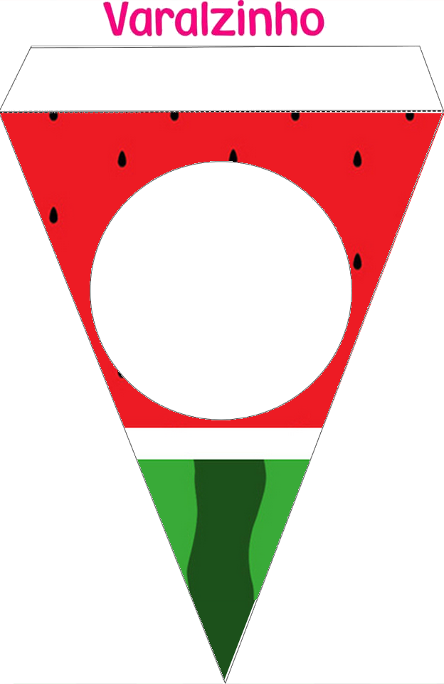 Varal Magali Limpo - Molde Bandeirola Melancia (624x960)