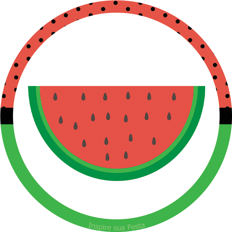 Personalizados Gratuitos Inspire Sua Festa - Tag Melancia (827x827)