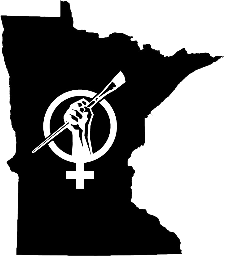 Minnesota Art And Feminism Logo Transparency - Minnesota River Minnesota Map (824x877)