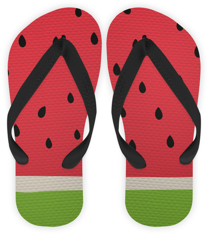 Chinelo Melancia De Maria Ruth Jobimna - Chinelo Png (800x800)