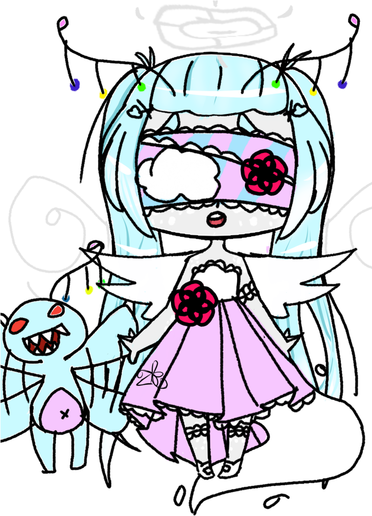 Blind Lace Amaranto Myo By Zeria-kawaii - Cartoon (752x1063)
