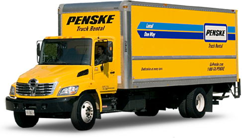 Truck Png - 16 Foot Penske Truck (487x277)