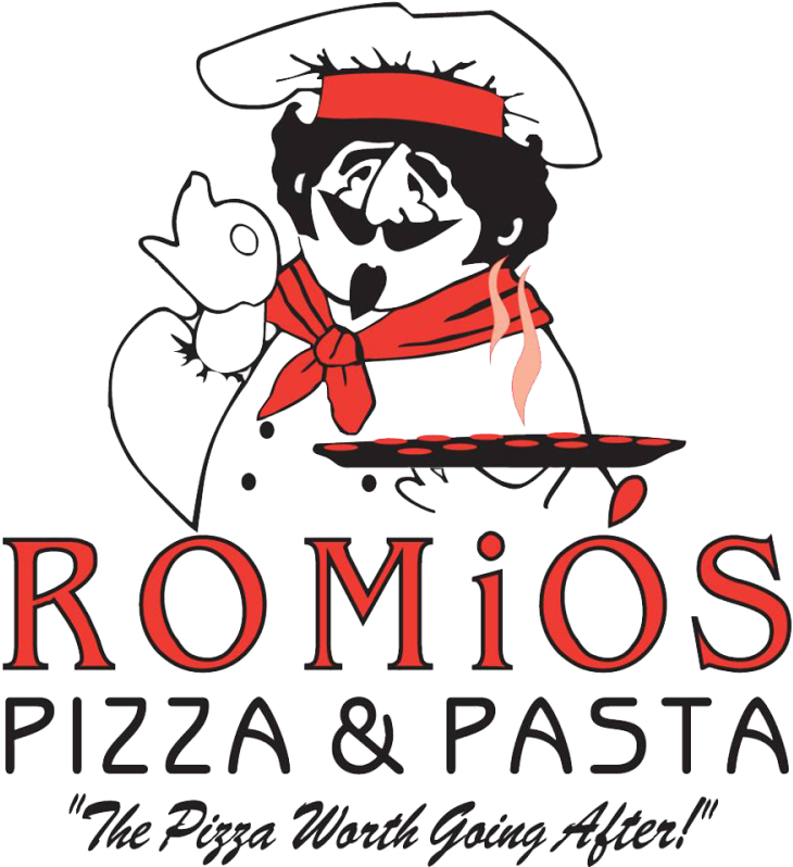Romio's Pizza & Pasta Delivery - Romios Pizza And Pasta Logo (800x800)