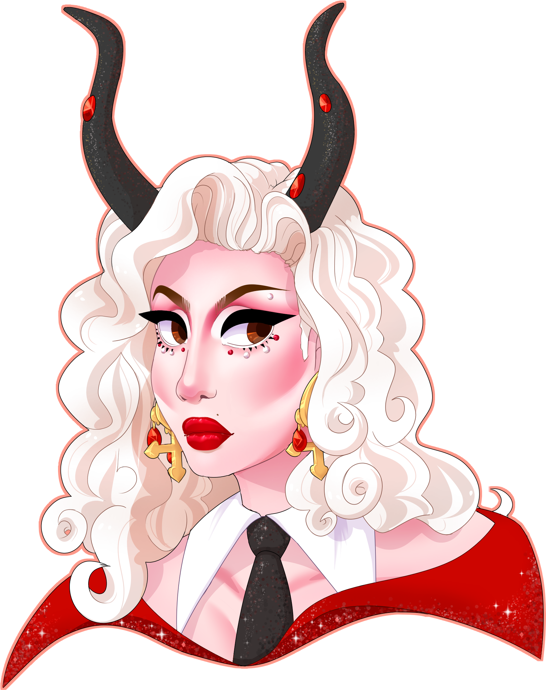 I Wanna Ask You A More Devilish Question By Dominickluhr - Illustration (1790x2249)