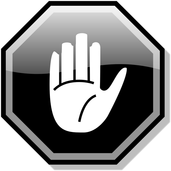 480 × 480 Pixels - Stop Hand Gif (600x600)