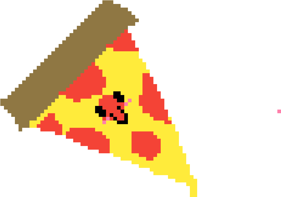 Kawaii Pizza - Triangle (1200x1200)