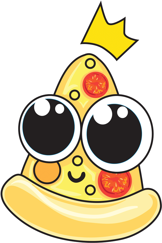 Rey Pizza Kawaii - Pizza Kawaii Png (1000x1000)
