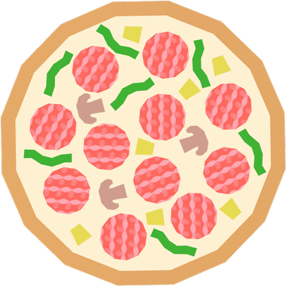 Pizza Circle Sticker By Memmil For Ios & Android - Gif (500x500)