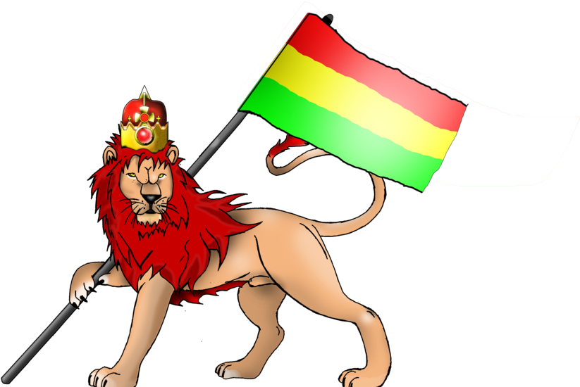 Lion Of Judah Clipart Free Clipart Dpl4ey Clipart - Lion Holding A Flag (900x564)