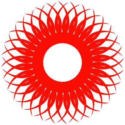 Geometry And Mandala Coloring Pages - Golden Wheel (400x400)