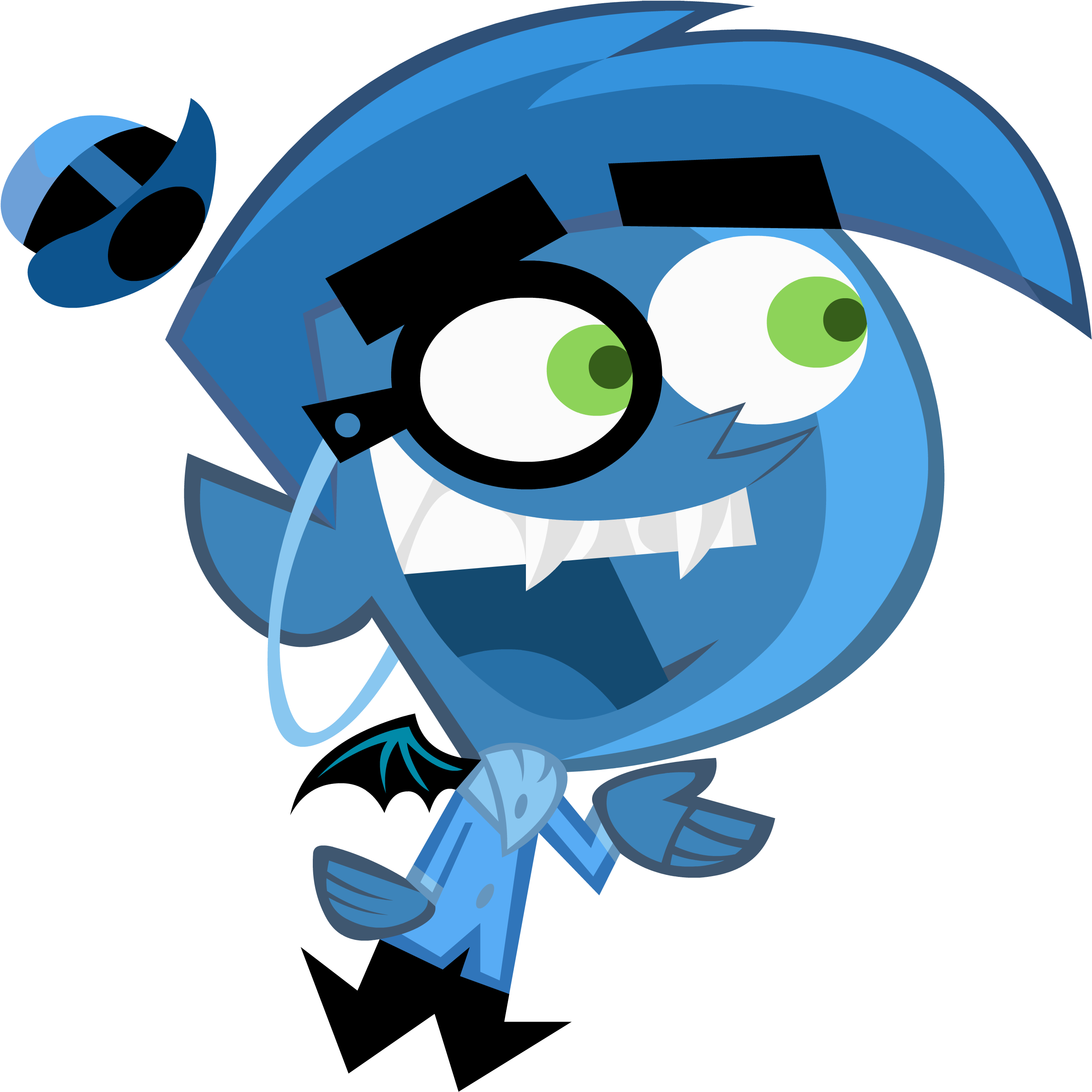 Anti Cosmo By Pokemonghostgirl18 - Monocle Cosmo (2800x2800)