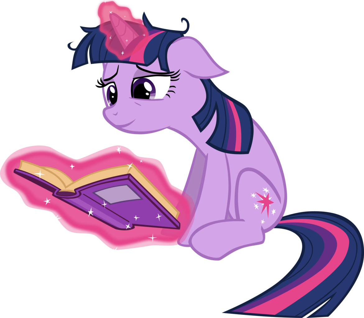 Kas92, Book, Female, Levitation, Magic, Mare, Reading, - Cartoon (1171x1024)