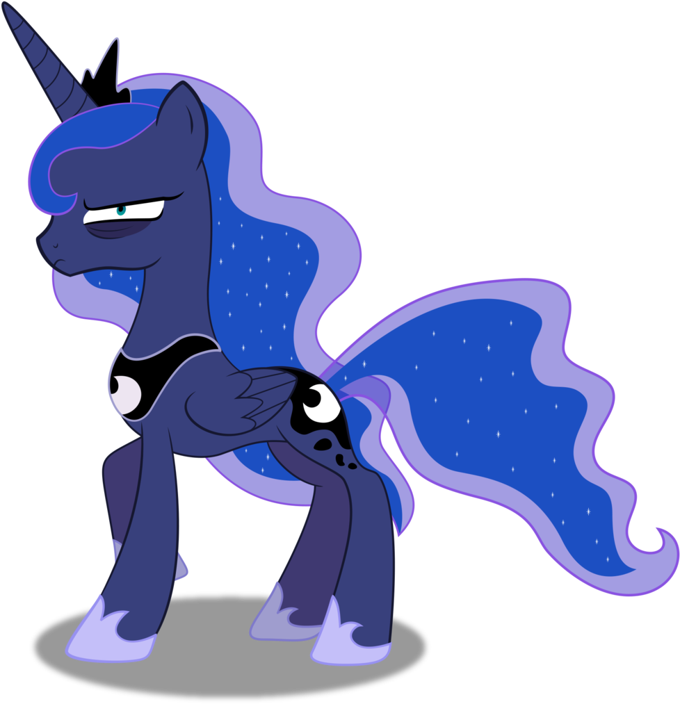 Angry, A Royal Problem, Artist - Mlp Luna Singing (990x1024)