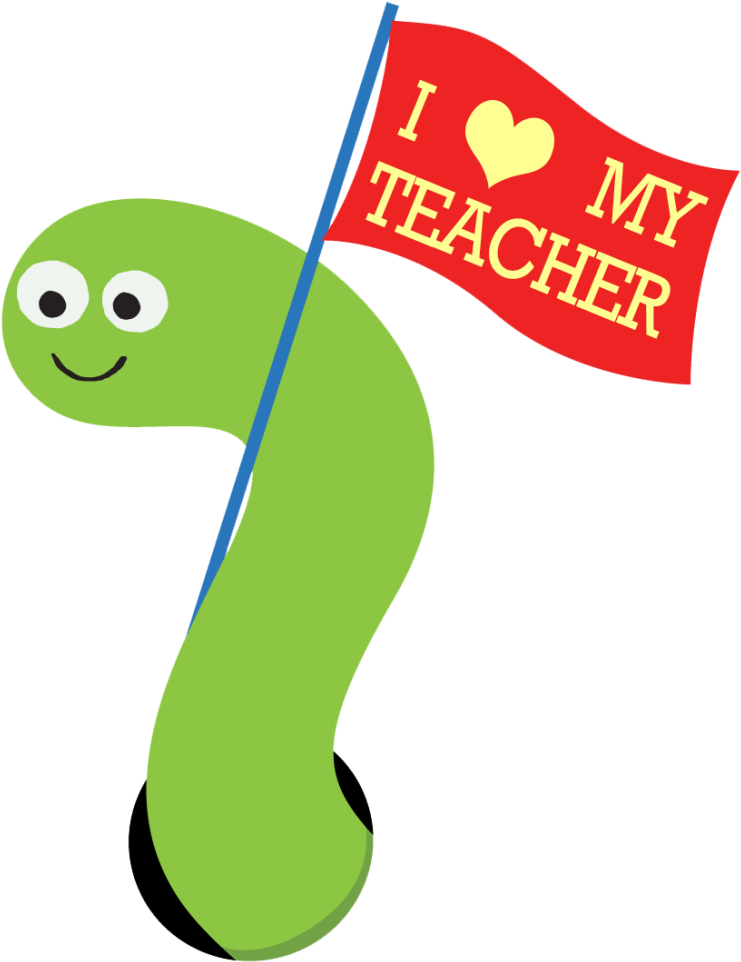 Wormflag - Teacher Appreciation Week Clipart (1014x1024)