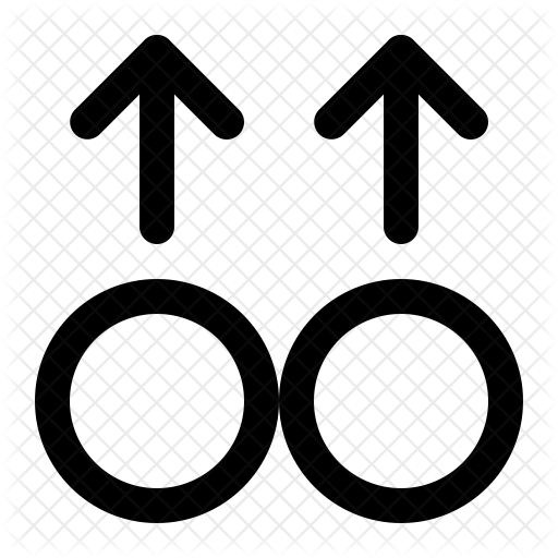 Two Fingers Swipe Up Icon - Icon (512x512)