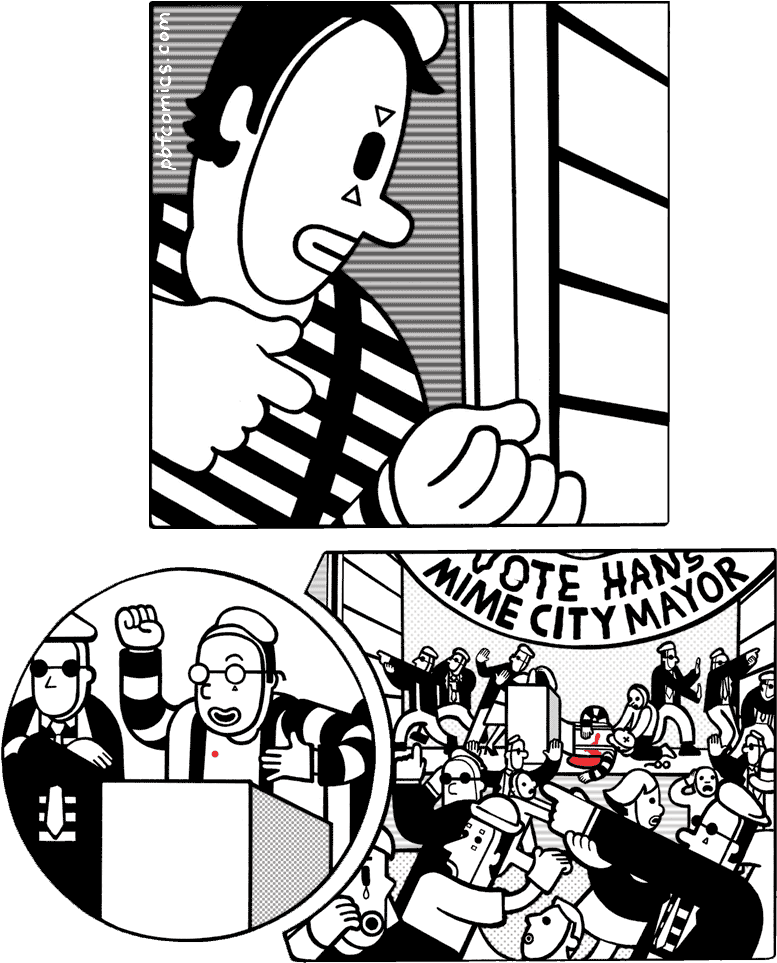 Mime City - Cartoon (800x992)
