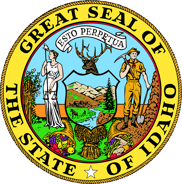 Why I Left Idaho - Great Seal Of Idaho (633x640)
