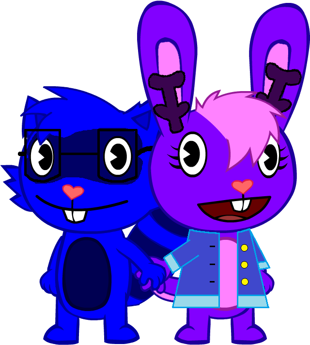 [gift] Sarevol And Cupcake By Sarey-raccoon - Cartoon (740x740)