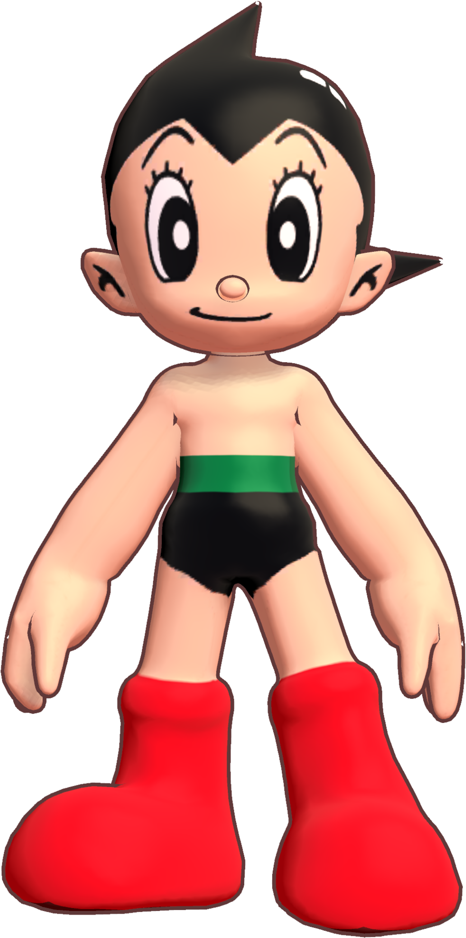 Mmd Astro Boy Dash 3d Model Export Preview 1 By 495557939 - Astro Boy 3d Model (1024x1896)