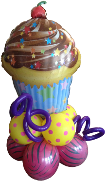 Cupcake Balloon Gift - Balloon (300x400)