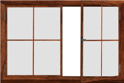Window Twin Double Hung Open - Window (900x604)