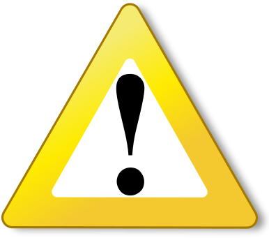 Yellow Warning Png (400x400)